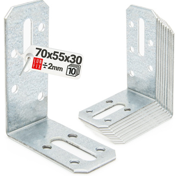 Kątownik regulowany dwustronny KRD2 70x55x30x2 mm 10szt.