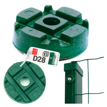 Podkładka do mocowania siatki ziel D28 (opak.10sz)