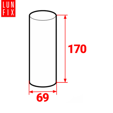 Wbijak do podstawy słupa 170x69 mm 1szt.