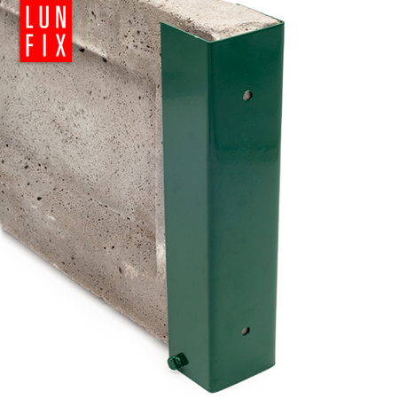 Mocowanie do podmurówki 55x250 zielony