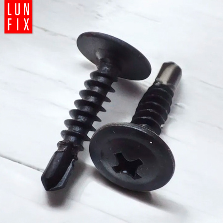 Wkręty samowiercące do metalu 4,2x13 fosfatowane 100szt.