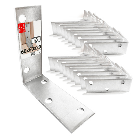 Kątownik wąski 60x60x20x2,0 KW5 50szt.