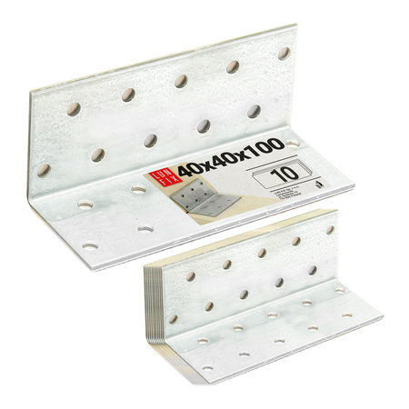 Kątownik montażowy 40x40x100 2mm 10szt.