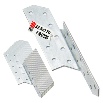 Łącznik krokwiowy LK2 ciesielski 170x32,5 mm PRAWY 50szt.