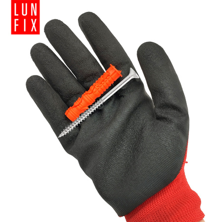 Kołki rozporowe 10x50 mm z wkrętem z łbem stożkowym 6x80 mm 100szt.