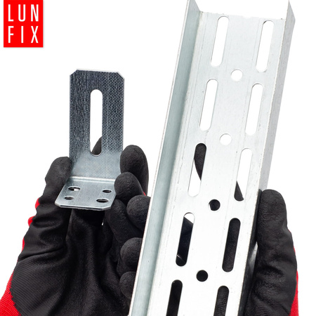 Kątownik do profili UA50 regulowany 1szt.