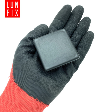 Zaślepka kwadratowa 60x60 nasadka do profili czarna 1szt.