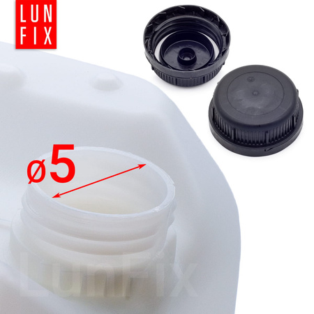 Kanister z kranem 20l zbiornik na wodę pojemnik baniak HDPE + nakrętka