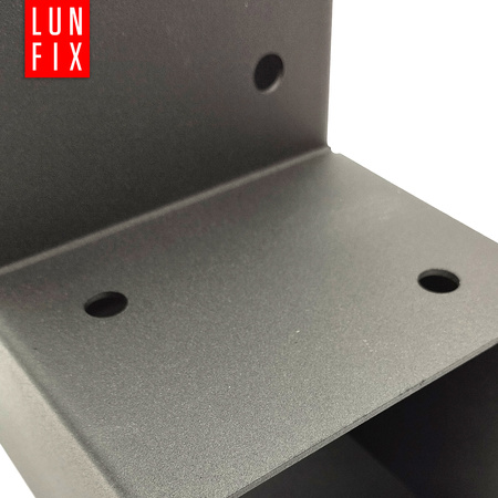 Łącznik belki kwadratowy L 120x120mm wspornik do kantówek 2 końce