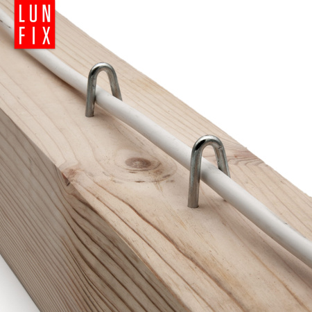 Skoble gwoździe 3x25 mm ocynkowane 1kg