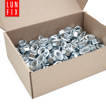 Nakrętka kołnierzowa M12 DIN6923 ocynkowana 5kg