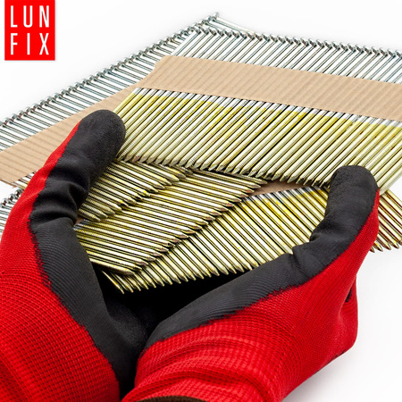 Gwoździe do gwoździarki 90mm 3,1x90 3,5" pierścieniowe na papierze ocynkowane 2000szt.