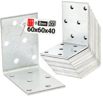 Kątownik montażowy 60x60x40x2 KM7 20szt.