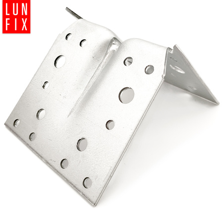 Kątownik montażowy z kolcem 140x140x90x2,5 ciesielski 1szt.