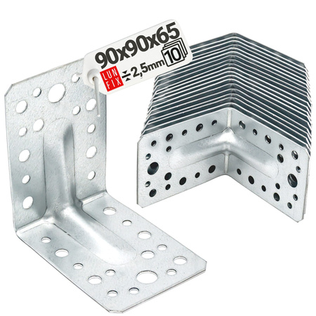 Kątownik z przetłoczeniem KP1 90x90x65x2,5 10szt.