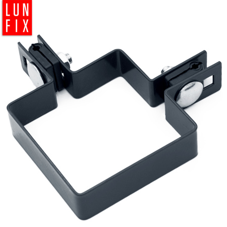 Obejma narożna do paneli ogrodzeniowych 80x80 grafit