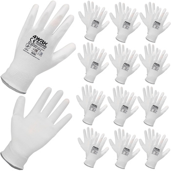 Rękawice robocze poliuretanowe 10 XL 12szt.