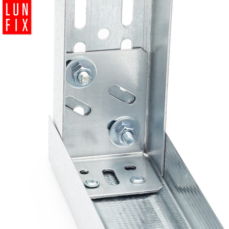 Kątownik do profili UA100 regulowany 1szt.