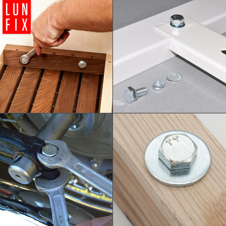 Śruba sześciokątna M12x20 ocynkowana DIN 933 klasa 8.8 1kg