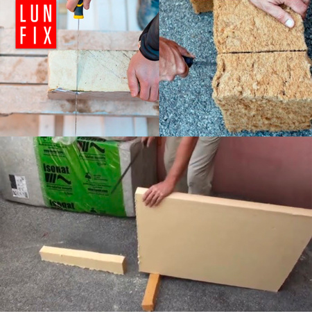 Nóż do waty wełny mineralnej i styropianu 415 mm