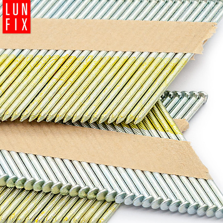 Gwoździe do gwoździarki 90mm 3,1x90 3,5" pierścieniowe na papierze ocynkowane 2000szt.