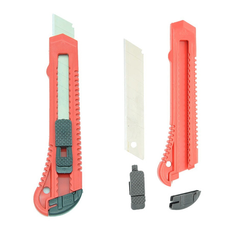 Nóż z ostrzem łamanym tapeciak 18mm