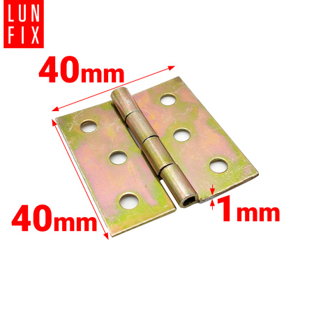 Zawias budowlany 40x40x1mm prosty ocynkowany 1szt.