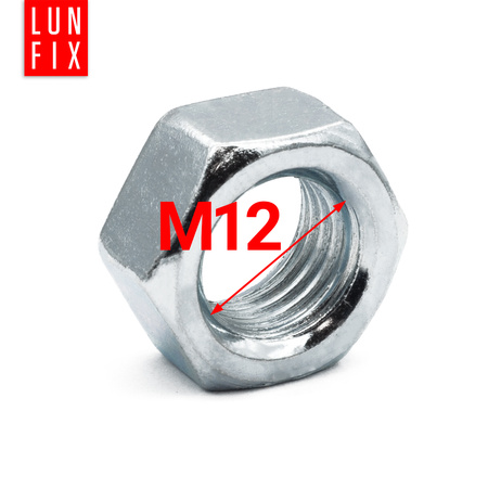 Nakrętka sześciokątna M12 DIN 934 klasa 6 ocynkowana 5kg