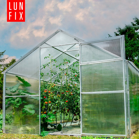 Szklarnia z poliwęglanu 2,8x8m domek profil 20x40mm grubość 6mm