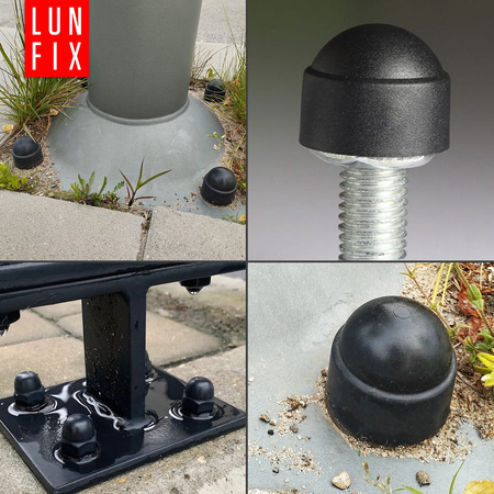 Zaślepka na śruby M16/22 maskownica kołpak czarna 10szt