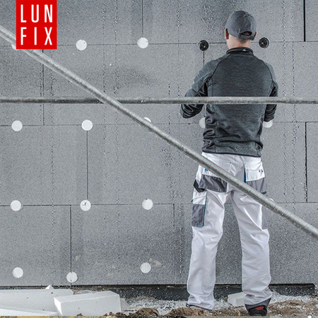 Kołki do styropianu 180 mm z trzpieniem 200szt.