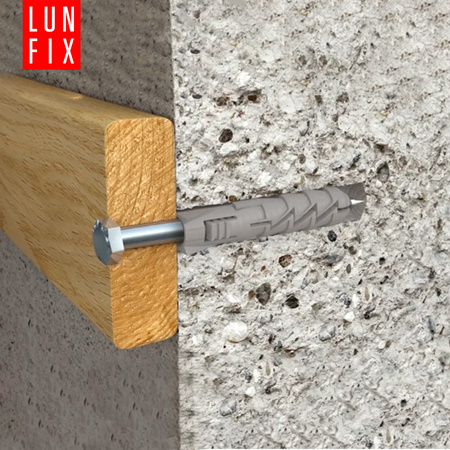 Kołki rozporowe 12x60 mm z wkrętem z łbem sześciokątnym 8x120 mm 50szt.