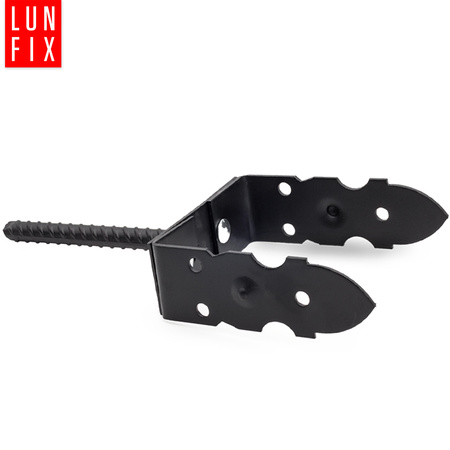 Zestaw podstawa słupa regulowana z prętem + wkręty