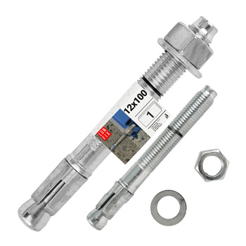 Kotwa ekspresowa do betonu M12 100mm pierścieniowa rozprężana 1szt.