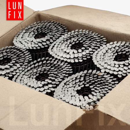 Gwoździe do gwoździarki bębnowej 70mm 2,5x70 pierścieniowe na drucie 7200szt.