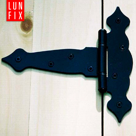 Ozdobny zawias trójkątny czarny 150x185x45x2,5 1szt.