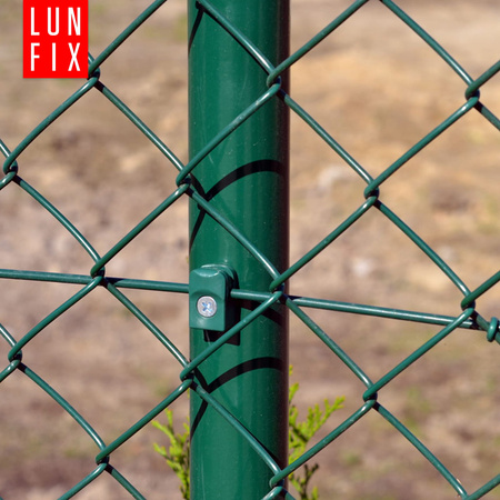 Przelotka mocowanie drutu na wkręt zielona 100szt.