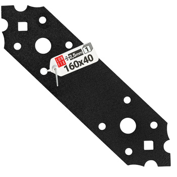 Płytka perforowana ozdobna 160x40x2,5 łącznik płaski SDLP3 1szt.