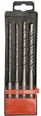 Wiertło do betonu ZESTAW 4szt 5-6-8-10mm SDS