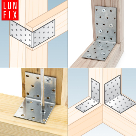 Kątownik montażowy 60x60x60x2.0 (20szt.)