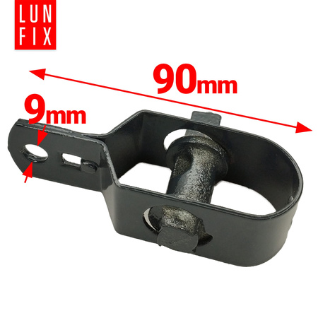 Naciąg do siatki 90mm ocynkowany grafitowy RAL7016