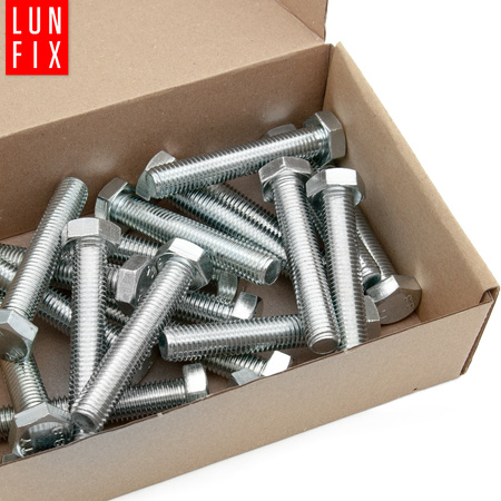 Śruba sześciokątna M10x80 ocynkowana DIN 933 klasa 8.8 1kg