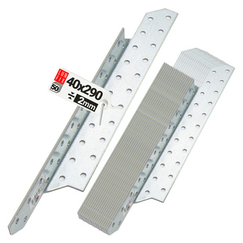 Łącznik krokwiowy LK7 ciesielski 290x40 mm LEWY 50szt.