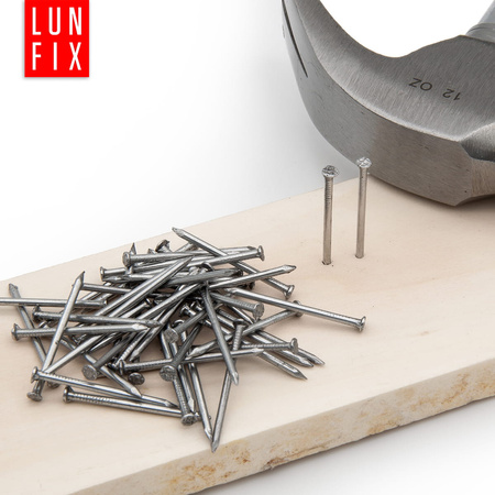 Gwoździe budowlane 1,4x25 mm 1 cal czarne 5kg