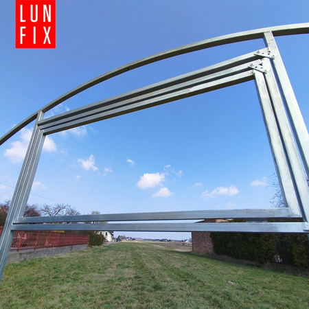 Szklarnia z poliwęglanu 3x8m profil 20x40mm grubość 4mm