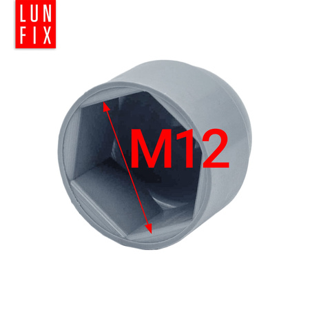 Zaślepka na śruby M12/19 maskownica kołpak szara 100szt