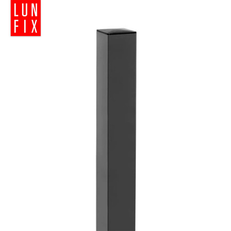 Zaślepka kwadratowa 120x120 nasadka do profili czarna 1szt.