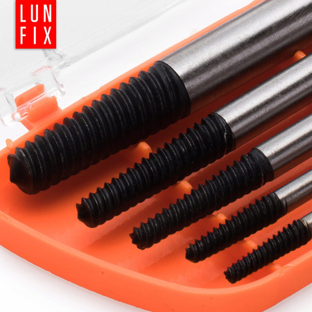 Wykrętaki do zerwanych i urwanych śrub, szpilek 5szt.