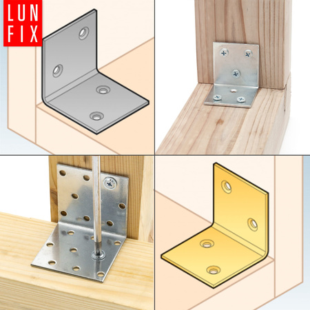 Kątownik szeroki 40x40x40x2,0 KS2 1szt.