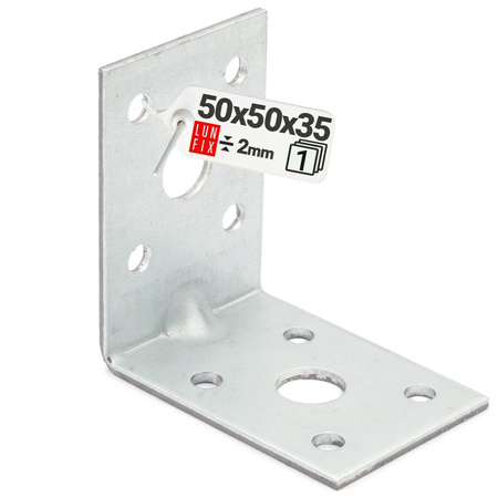 Kątownik z przetłoczeniem KPL12 50x50x35x2,0 1szt.